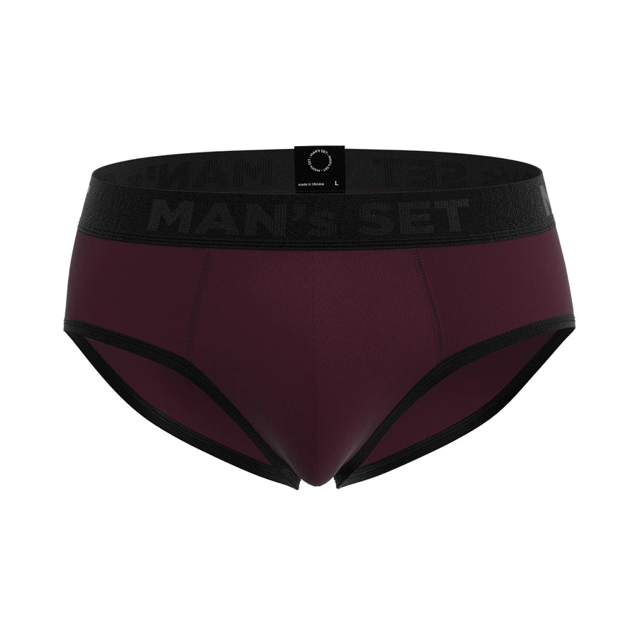 UltraSoft Kids Briefs 2.8" 5-Pack, Black/Plum/Red/Orange/White