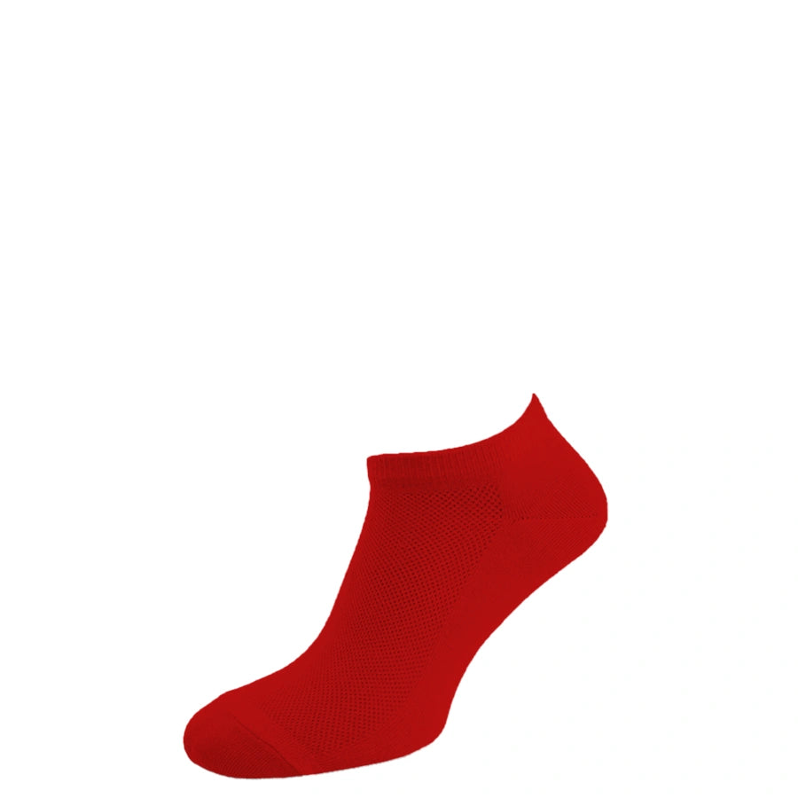 Chaussette basse légère, rouge