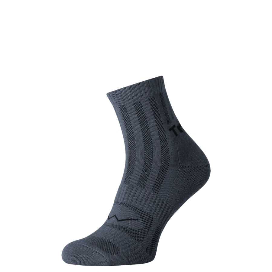 Crew Sock Summer Trekking "Shortlight", dunkelgrau
