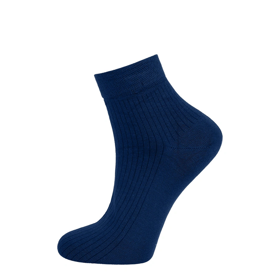 Chaussette intermédiaire en bambou, bleu