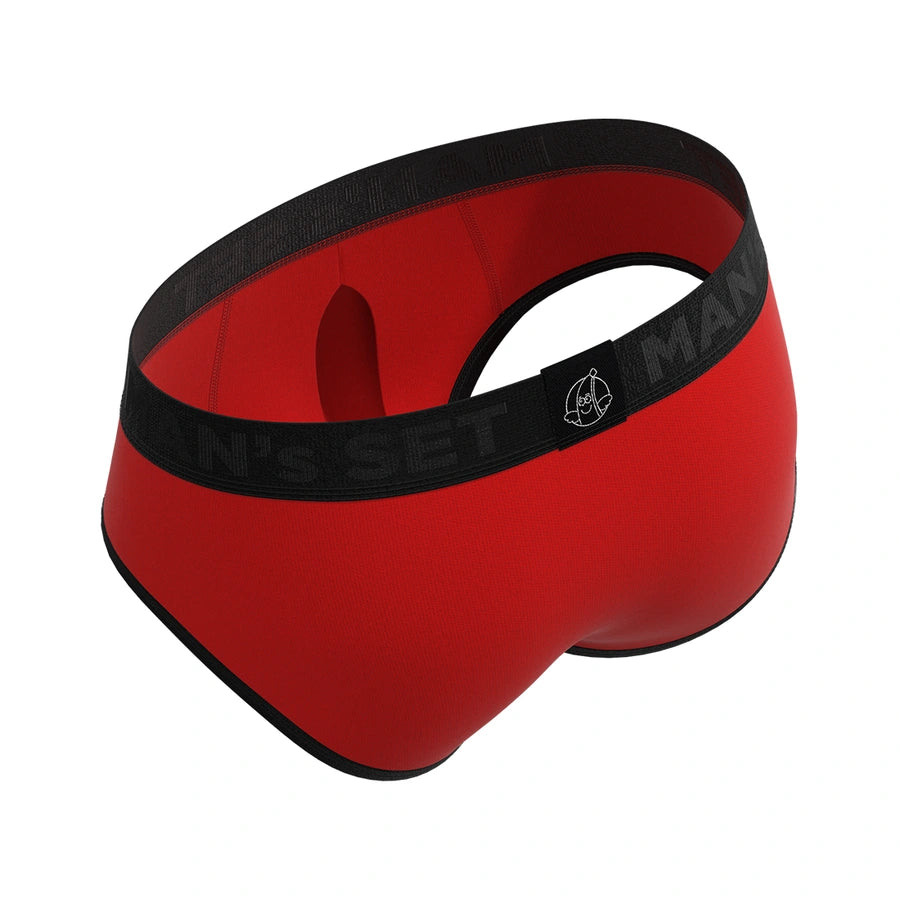 UltraSoft Kids Brief 2.8", Red