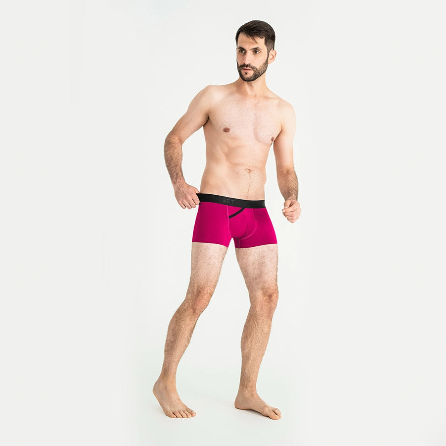 FlexFit Trunk 3.2" Open Fly, Raspberry