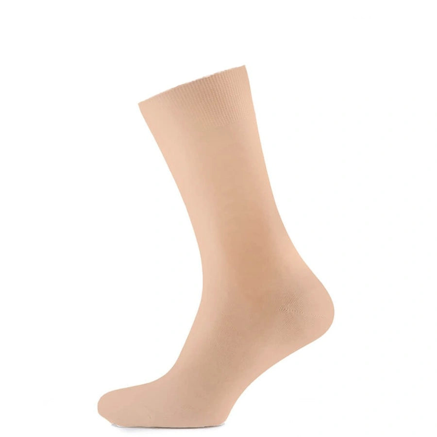 Chaussette classique, beige