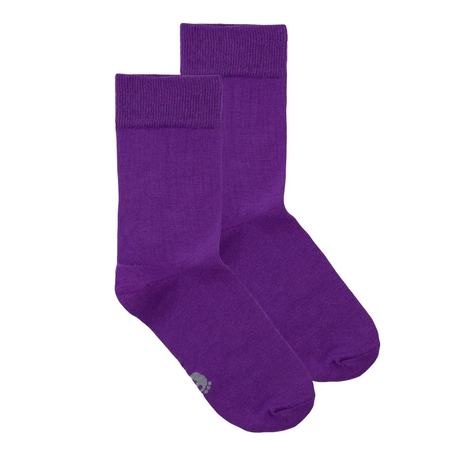 Crew Socken klassische Farbe, lila