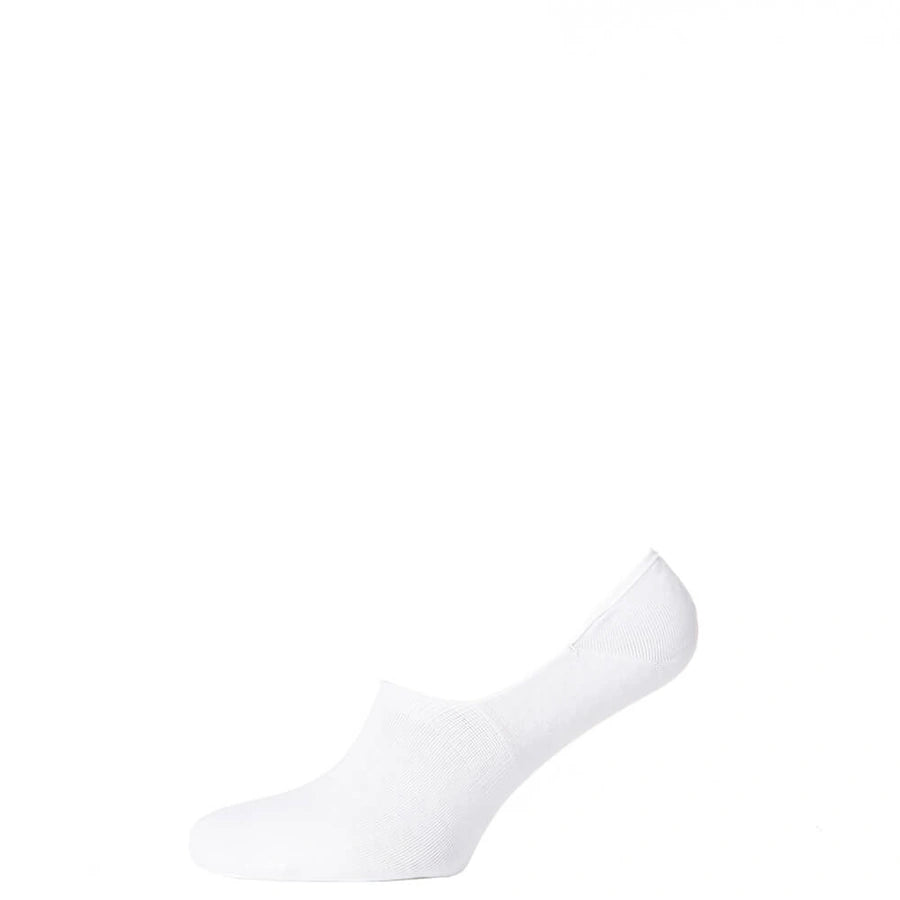 Chaussettes classiques à démaquiller en bambou avec adhérence en silicone, blanches