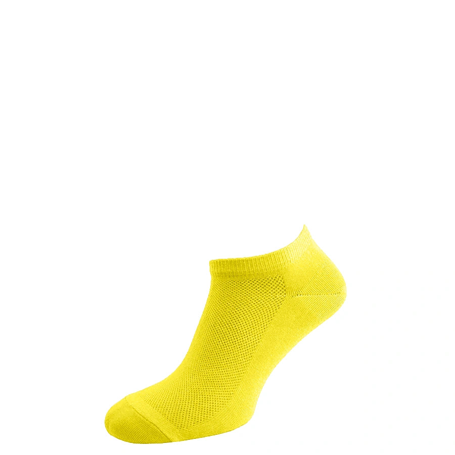Chaussette basse légère, jaune