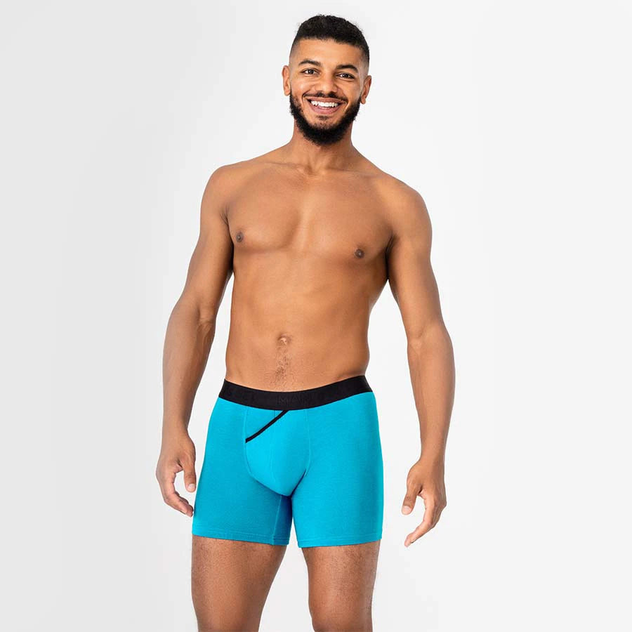 UltraSoft Boxer Brief 7.6" Open Fly, Mint