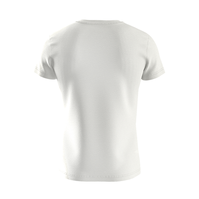 Premium Cotton Basic V-neck T-shirt, White