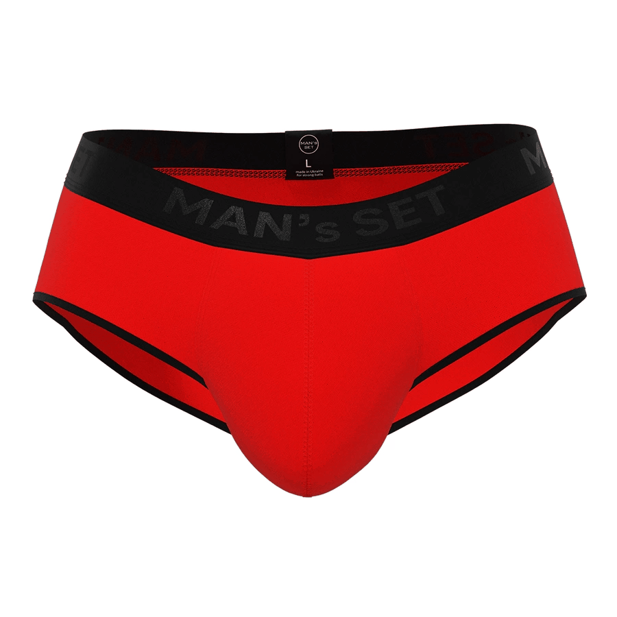 Classic Briefs n/ Fly 'Black Series' Red