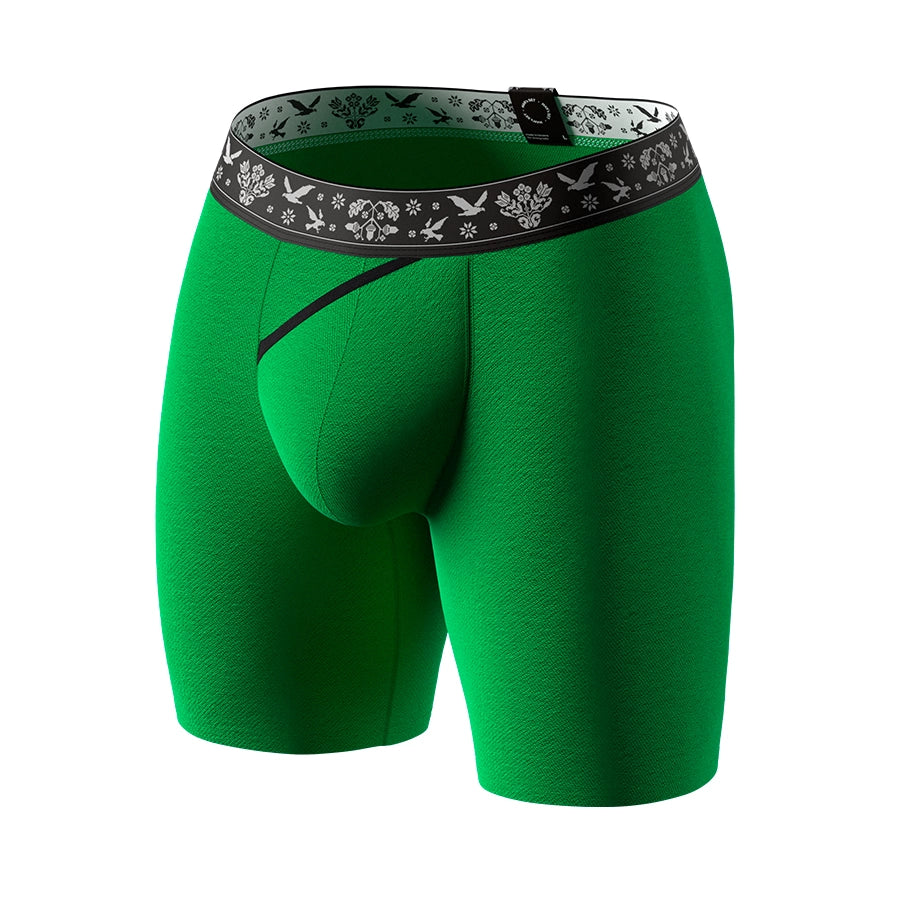 Boxer Briefs 2.0 with Fly 'Ukrainian Series' Green – Man's Set