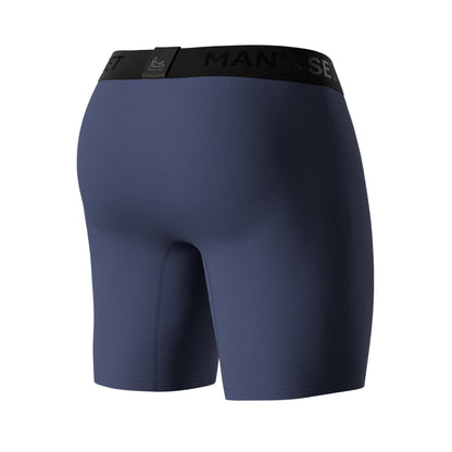 CoolCore Micromodal Boxer Briefs 6.7" OpenFly, Graphite