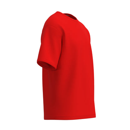 Soft Cotton Oversized T-Shirt, Red