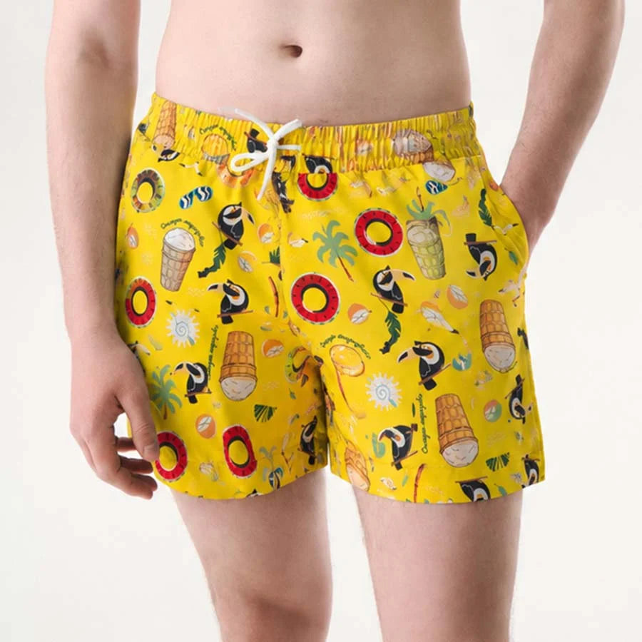 Anatomic Swim Shorts, Cream Summer