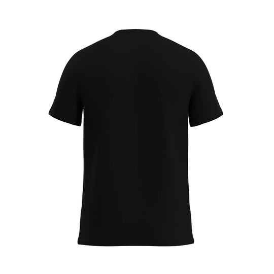 T-shirt super doux à col ras du cou pour enfants, noir
