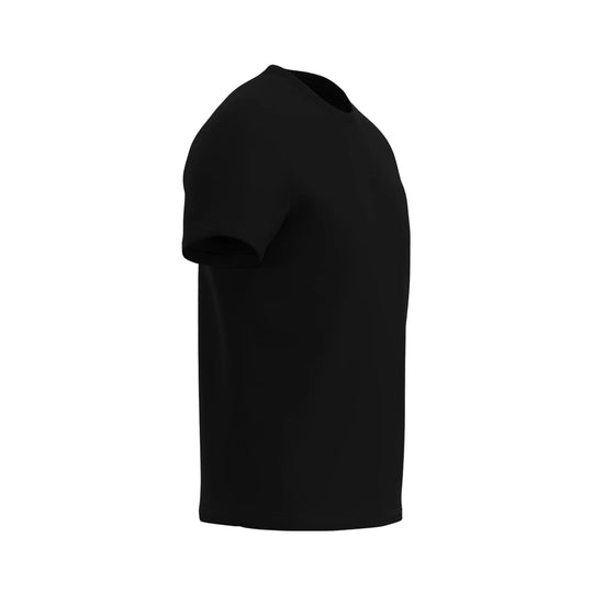 T-shirt super doux à col ras du cou pour enfants, noir