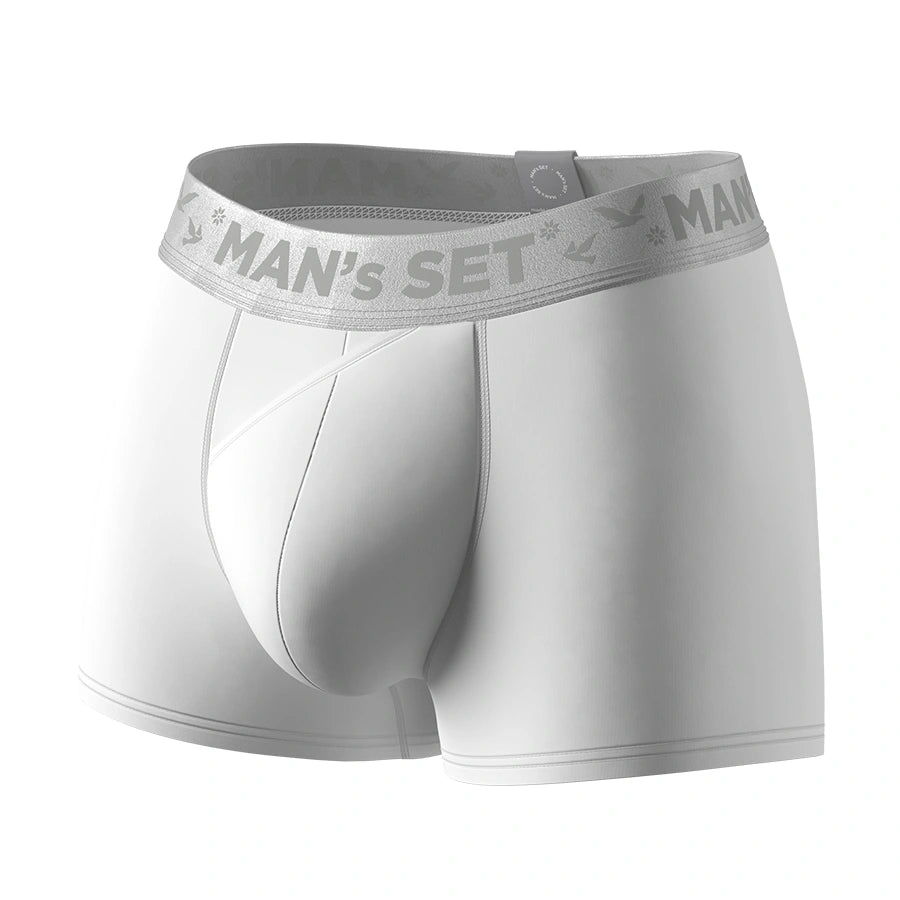 FlexFit Trunk 3.2" Open Fly, Silver Series, White