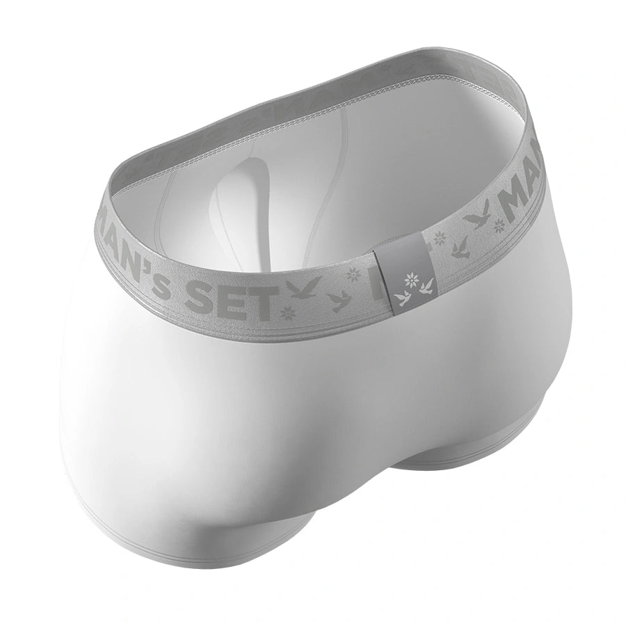 FlexFit Trunk 3.2" Open Fly, Silver Series, White