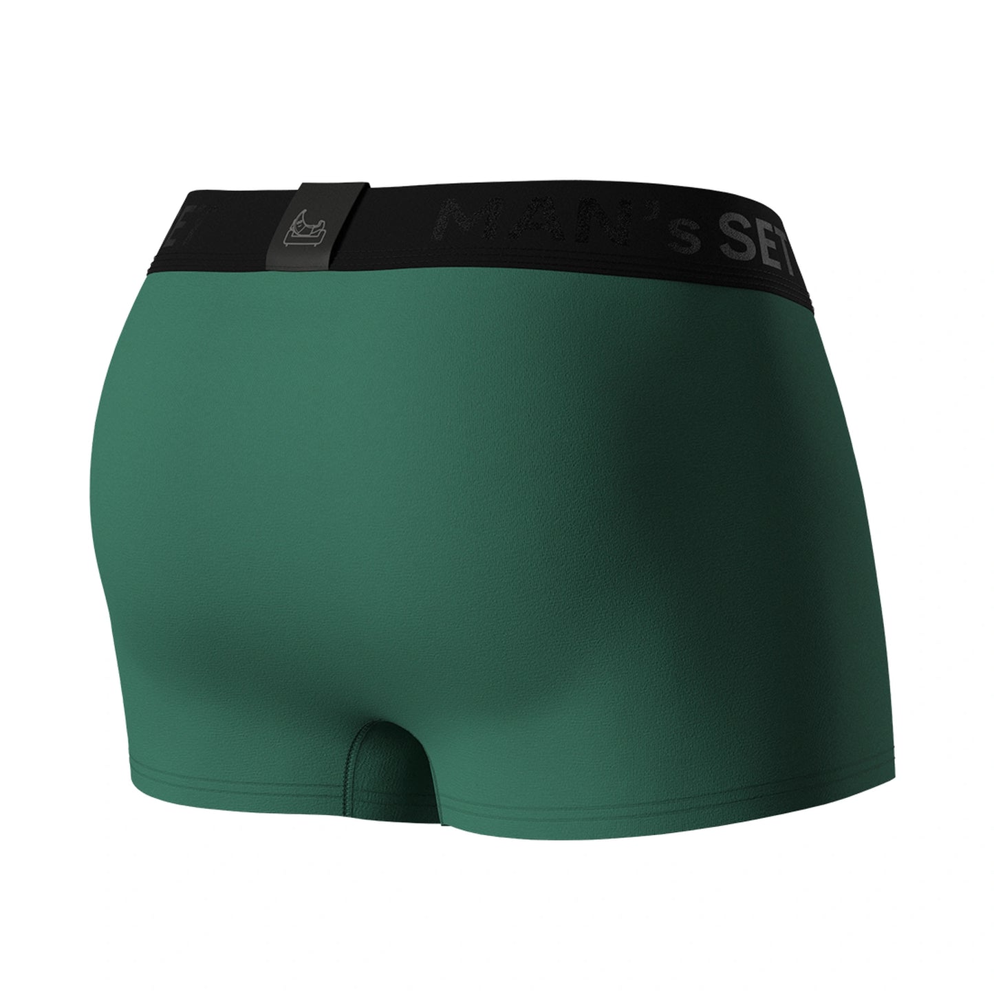 BreezeFlow Micromodal Trunks 3.6" OpenFly, Forest Green