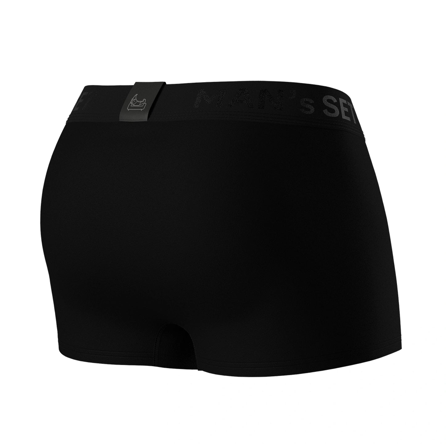 BreezeFlow Micromodal Trunks 3.6" OpenFly, Black