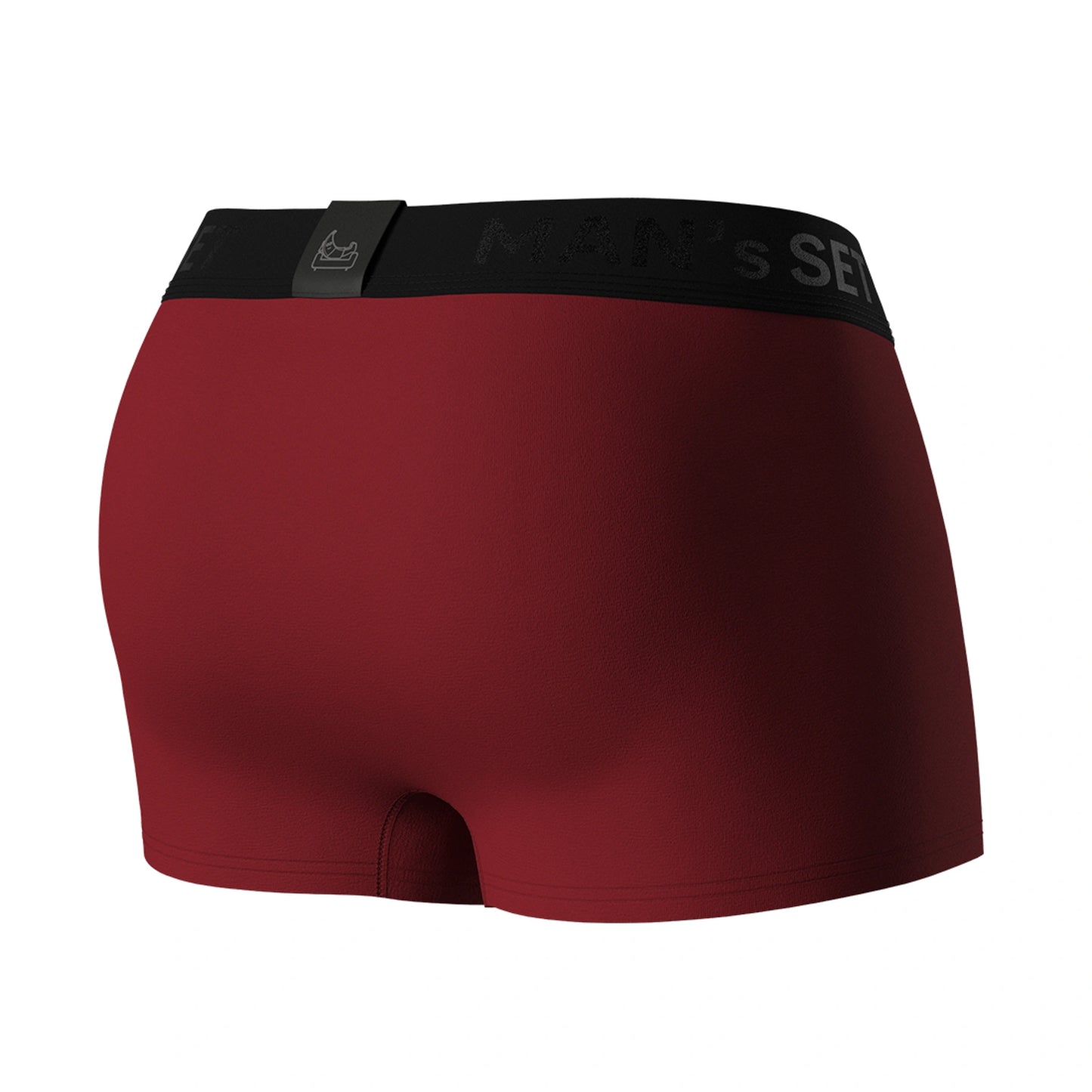 BreezeFlow Micromodal Trunks 3.6" OpenFly, Burgundy