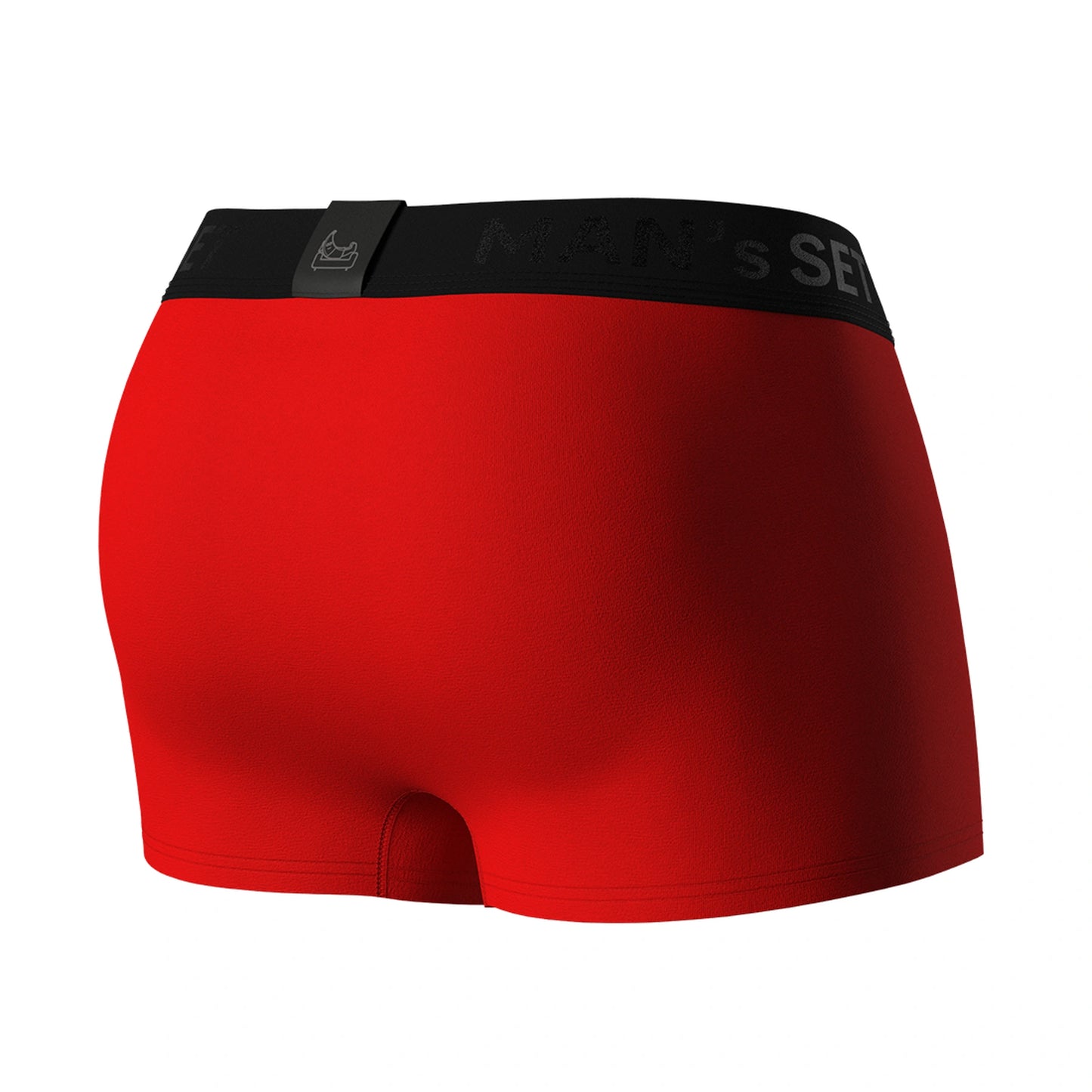 BreezeFlow Micromodal Trunks 3.6" OpenFly, Red