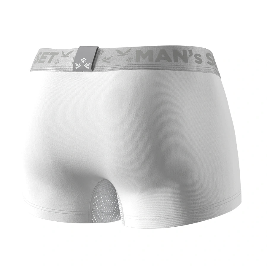 AirFlow Trunk 3.6" Open Fly, Silver Series, White