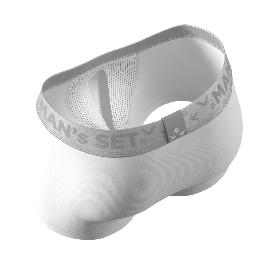 AirFlow Trunk 3.6" Open Fly, Silver Series, White