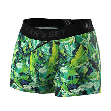  Men's Trunks FlexFit with Ball Hammock Pouch in Mountains, Front View