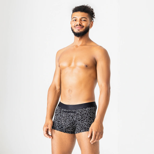 Man’s SET UltraSoft 3.6" Tri-Force trunks, breathable anatomical men’s underwear with moisture-wicking fabric, front view