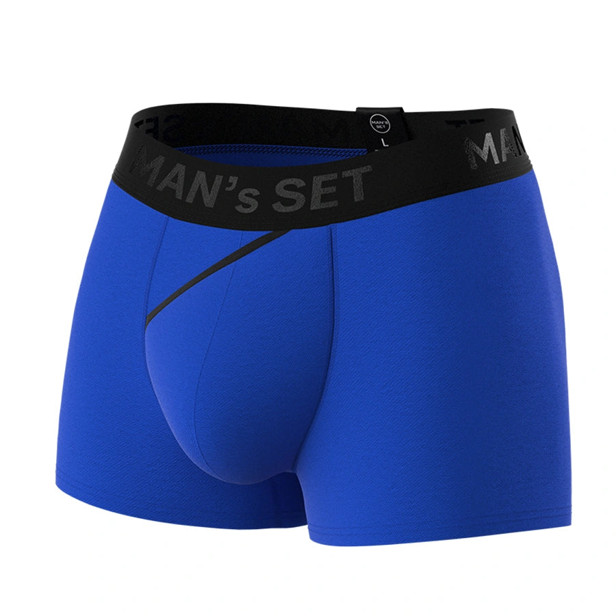 Men's Trunks FlexFit with Moisture Wicking in Electric Blue, Front View