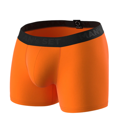 Men’s Anatomical Boxer Briefs – Intimate No Fly Plus, Orange