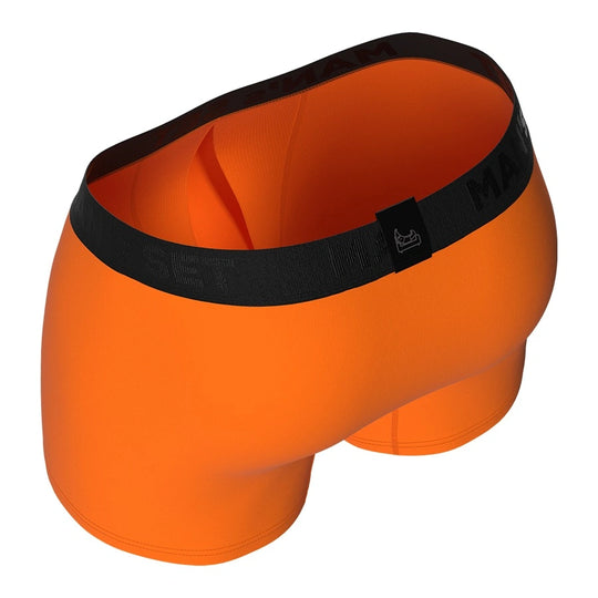 Men’s Anatomical Boxer Briefs – Intimate No Fly Plus (4XL–8XL), Orange