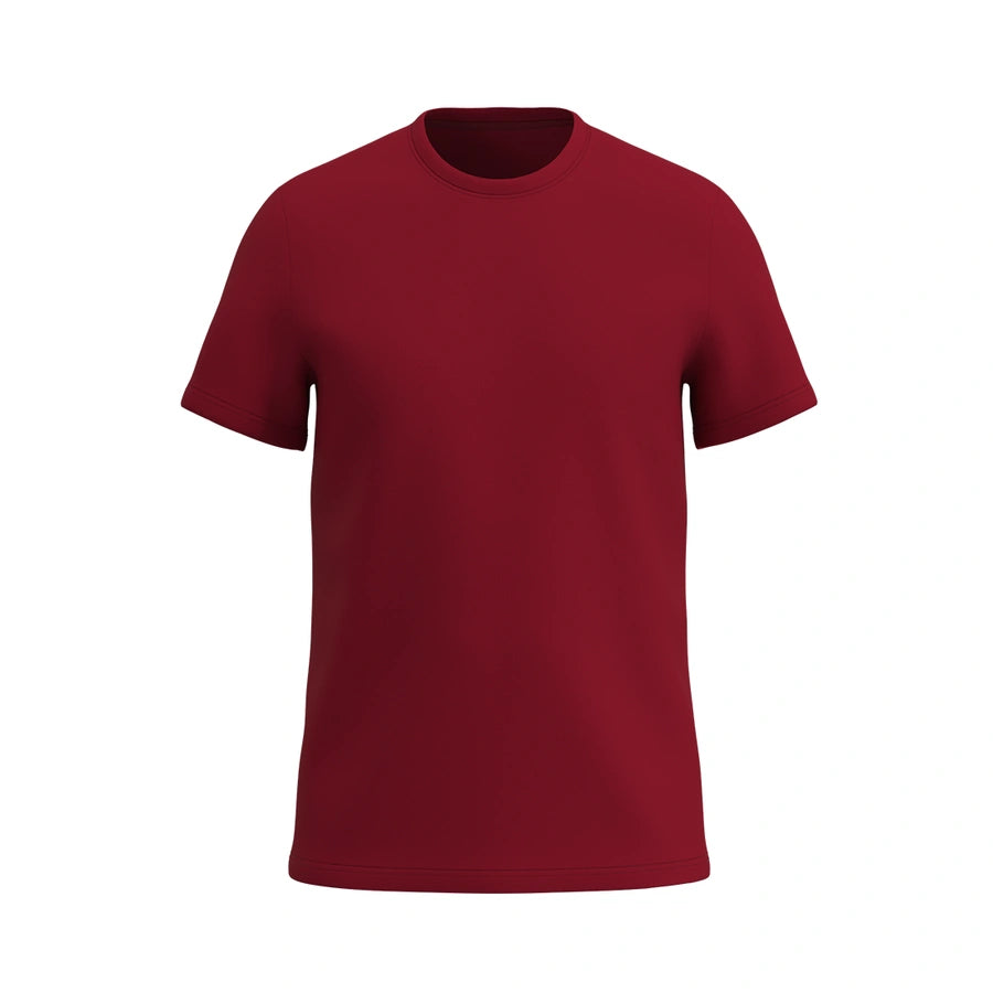 Kids Super-soft Crew Neck T-Shirt, Burgundy