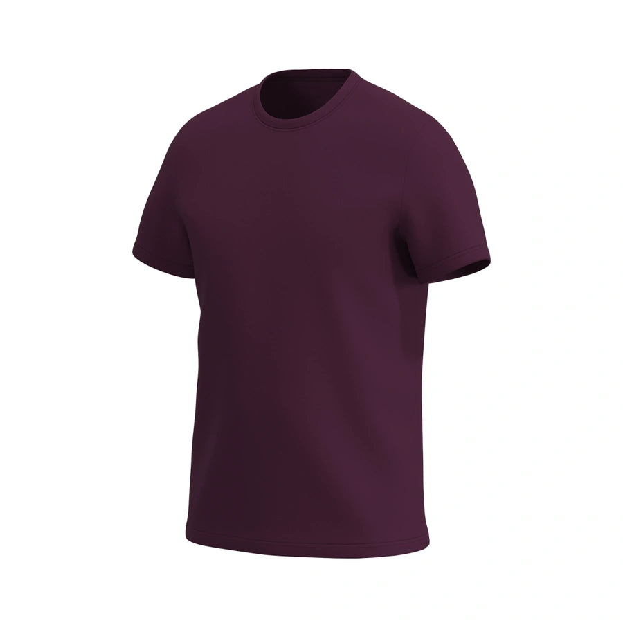 Kids Super-soft Crew Neck T-Shirt, Plum