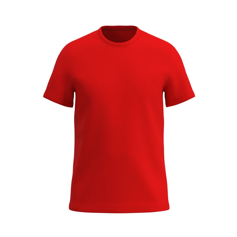 Kids Super-soft Crew Neck T-Shirt, Red