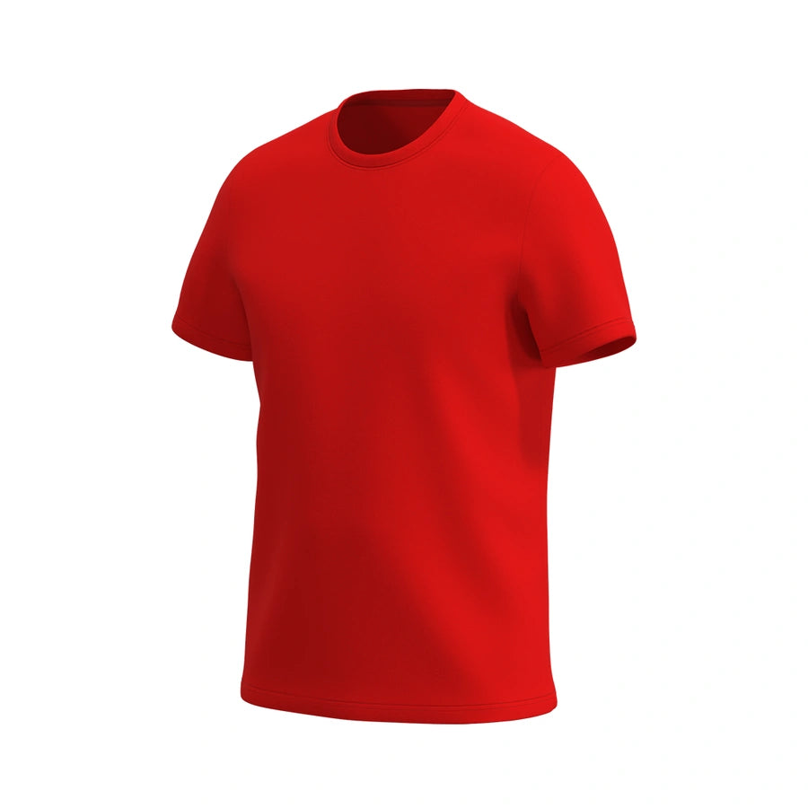 Kids Super-soft Crew Neck T-Shirt, Red