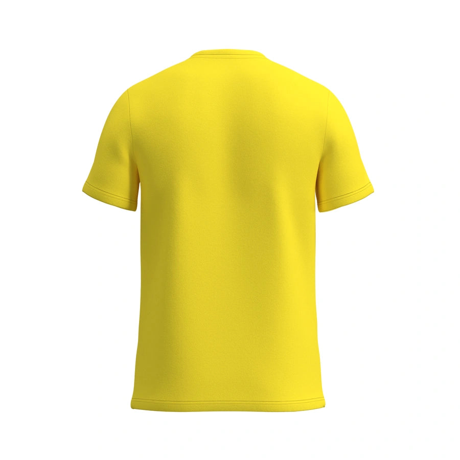 Camiseta infantil de colméias para o pescoço da tripulação, amarelo