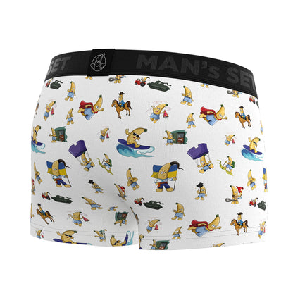 CoolCore Kids Trunks 2.2" OpenFly, Playful Bananas