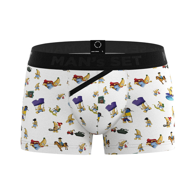 CoolCore Kids Trunks 2.2" OpenFly, Playful Bananas