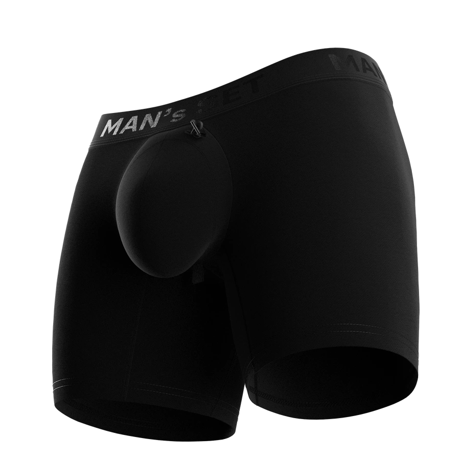 ProActive Soft Boxer Briefs 5.8", Black