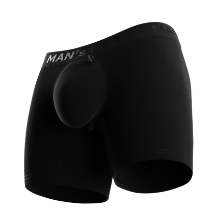 ProActive Soft Boxer Briefs 5.8", Black