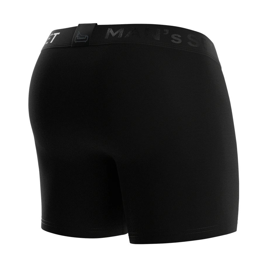 ProActive Soft Boxer Briefs 5.8", Black