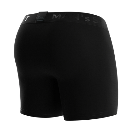 ProActive Soft Boxer Briefs 5.8", Black