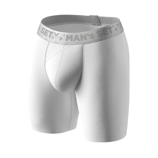 Ultrasoft Boxer Brief 7.6 "Openfly, Schwarz
