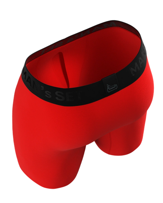 UltraSoft  Boxer Brief 7.6" OpenFly, Red