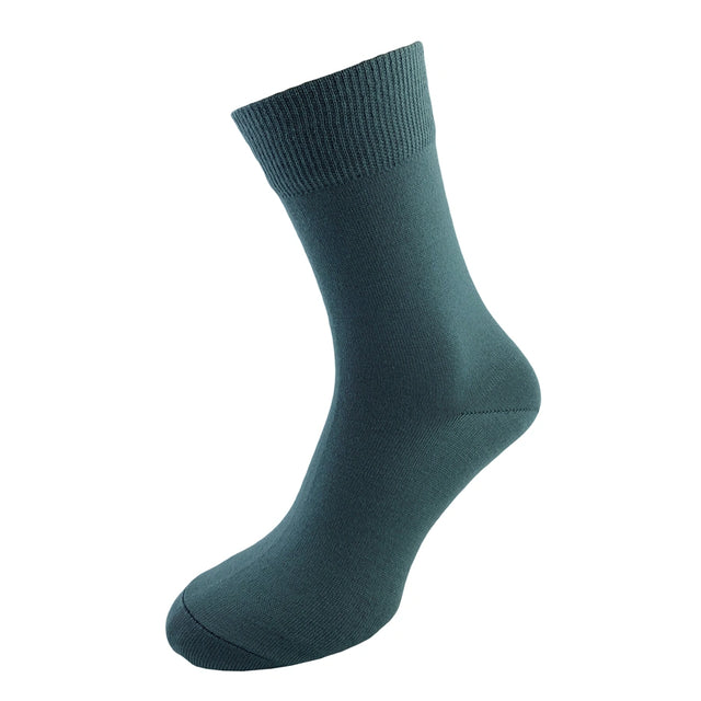 Crew Sock Winter Merino Wool, Forest Green