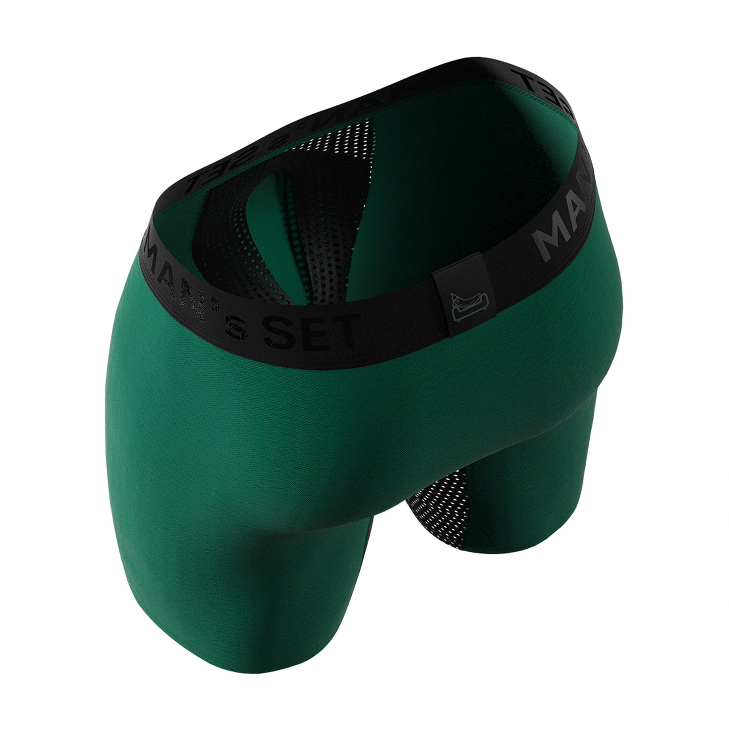 AirFlow Boxer Briefs 7.6" OpenFly, Forest Green