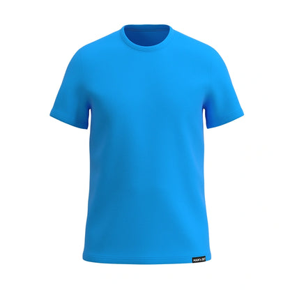 Super-soft Crew Neck T-Shirt, Aqua