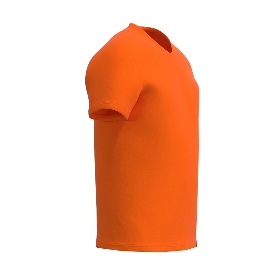 Camiseta tipo V suave, Naranja