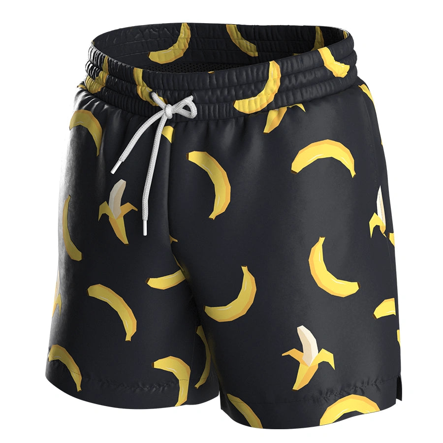 Anatomic Swim Shorts Black With Bananas